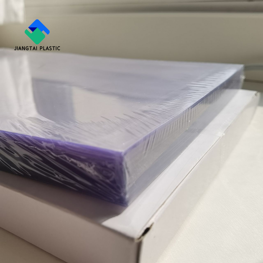 Jiangtai A3 A4 Customized Size Clear Pvc Film Transparent PVC Sheet Binding Covers