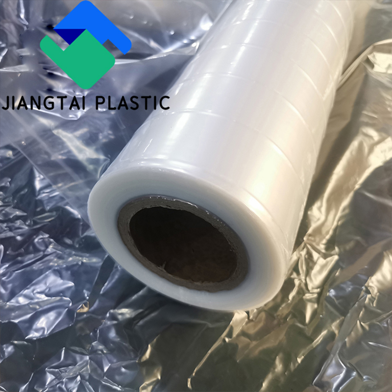 Polyethylene Shrink Film LDPE Shrink Film Roll PE Heat Shrink Film 60 Mikron PE Shrink Film for Glass Bottle Beer Beverage Shrink Film Shrink Wrap